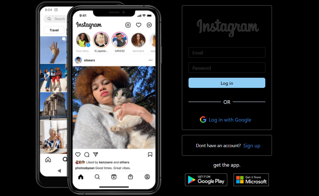 Instagram Web App